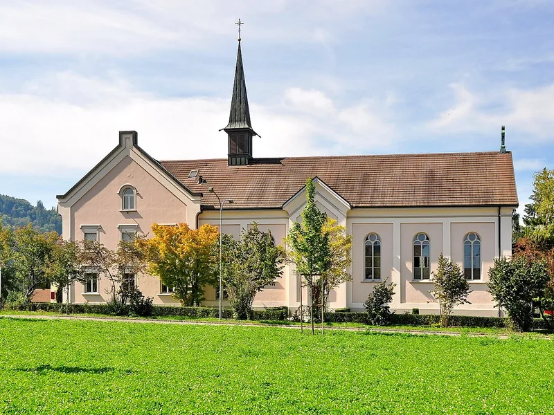 Pink church — Pfungen Church, Pfungen